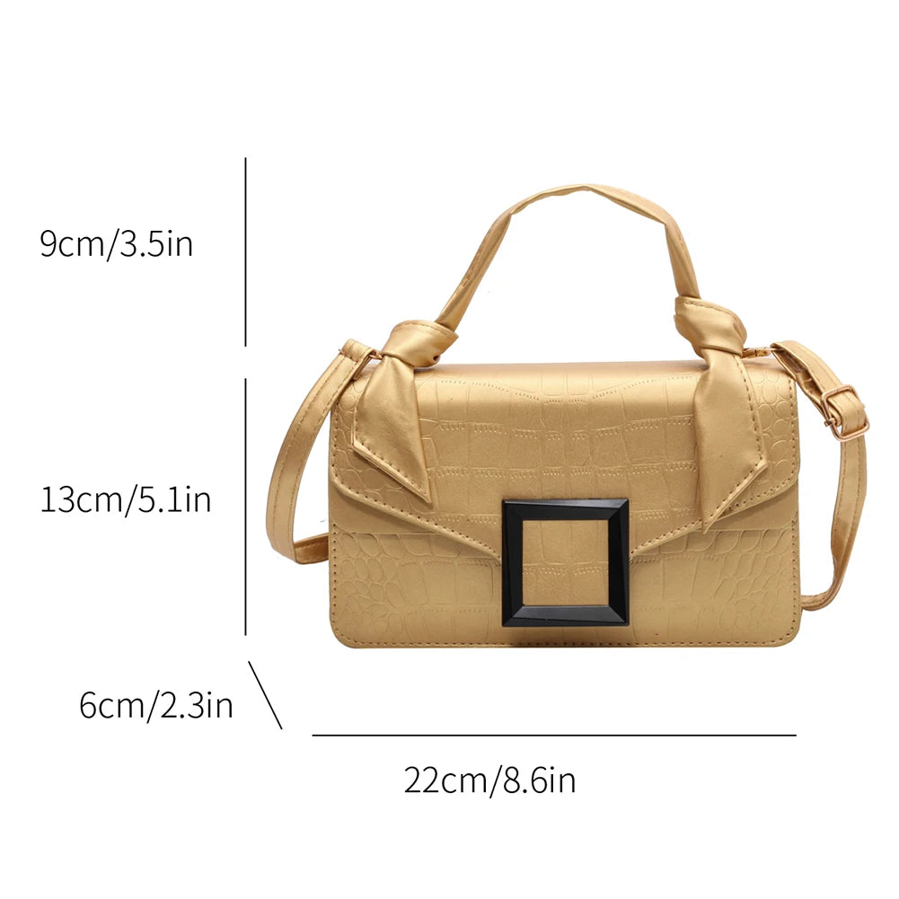 Matte Patent Leather Knot Handle Bag Tote