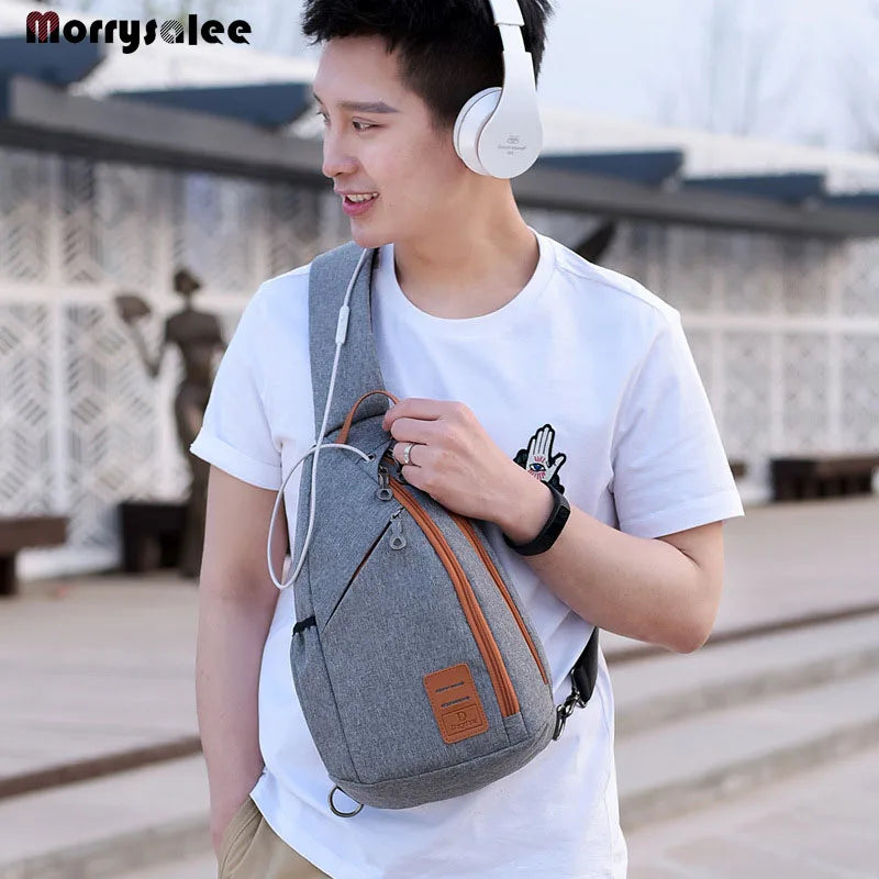 Men Chest Pack Crossbody Bag Travel Bag