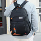 Men Backpack Oxford Cloth Waterproof Computer School Bags Men Women Travel Leisu