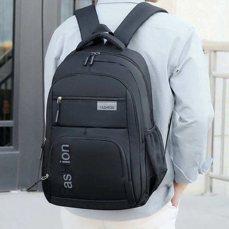 Men Backpack Oxford Cloth Waterproof Computer School Bags Men Women Travel Leisu