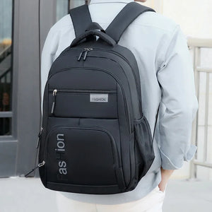 Men Backpack Oxford Cloth Waterproof Computer School Bags Men Women Travel Leisu