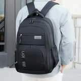 Men Backpack Oxford Cloth Waterproof Computer School Bags Men Women Travel Leisu