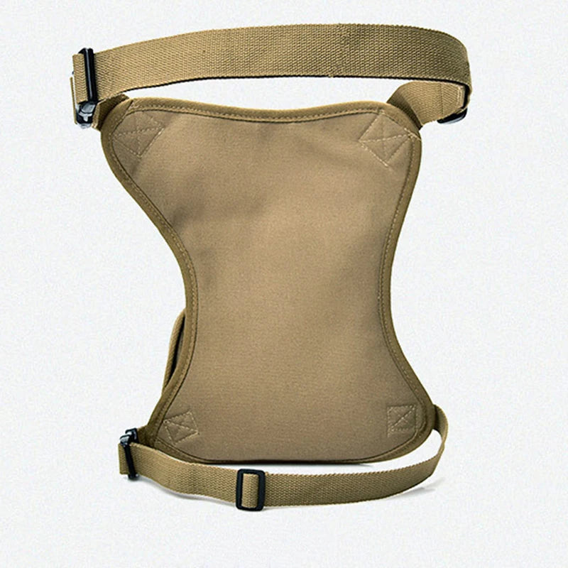 Men Canvas Drop Waist Bags Leg Pack Bag Men Belt