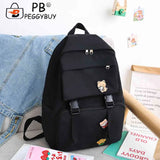 Casual Canvas Backpack Large Capacity Travel College Teenager