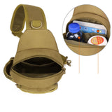 Men Chest Sport Bag Nylon Military Tactical Travel Shoulder Messenger Sling Pack