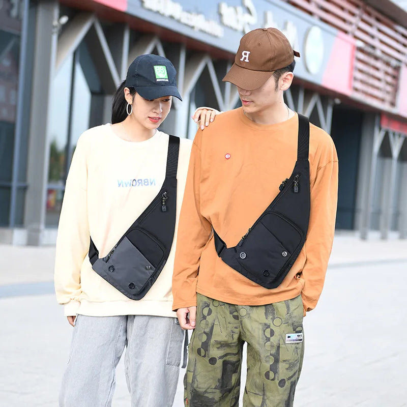 Casual Shoulder Bag Travel Outdoor Crossbody Sling Chest Bag Pack