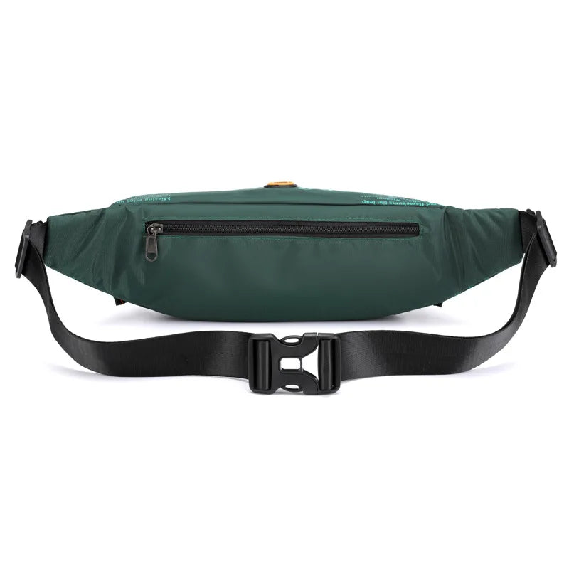 Men Nylon Waist Pack Belt Bag Waterproof Travel Sling Chest Fanny Pack