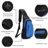 Men Shoulder Bag Backpack Outdoor Hiking Trekking Nylon Chest Packs Tactical Mil