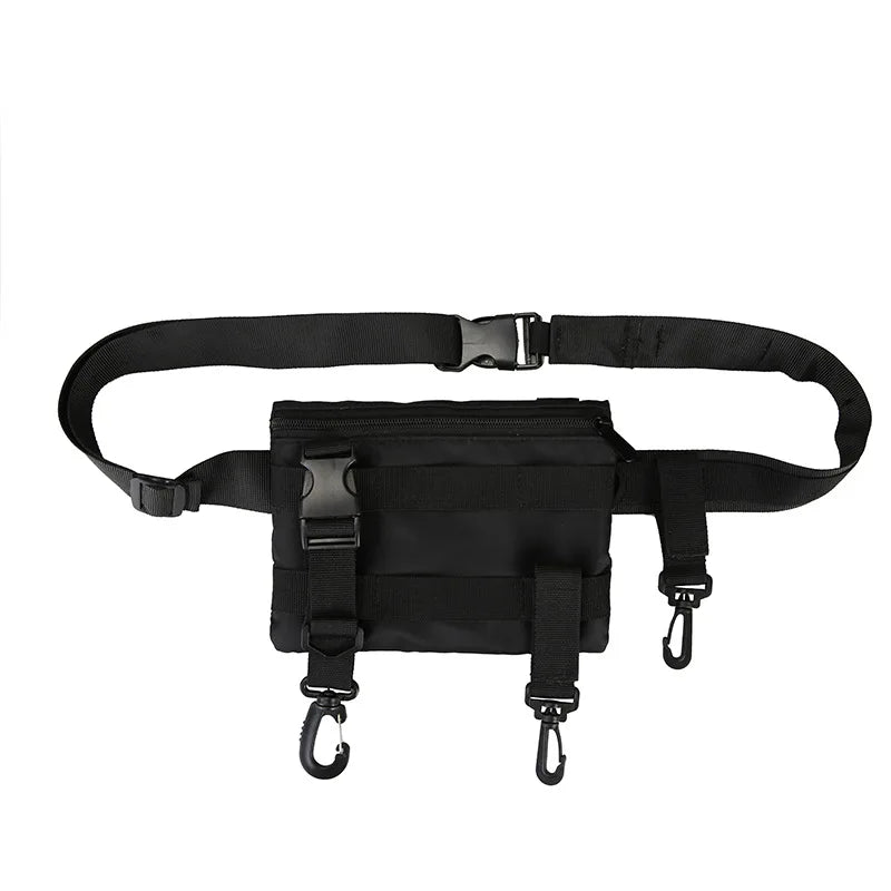 Men Small Square Shoulder Bag Mini Hip Hop Style Casual Crossbody Bag