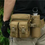 Tactical Waist Bag Water Bottle Holder Fanny Pack for Outdoor Sports
