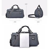Men Travel Sport Bags Light Luggage Business Cylinder Handbag Women Outdoor Duff