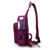 Men Women Nylon Shoulder Bag for Travel Hiking