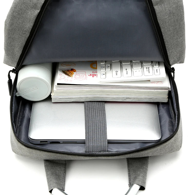 Men's Business Trip Laptop Backpack Minimalist Design Large Capacity