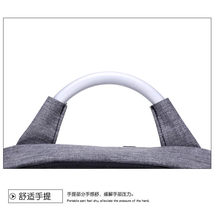 Men's Aluminum Handle Backpack Large Capacity