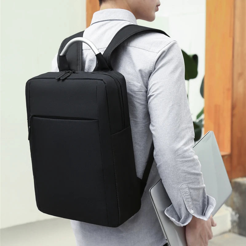 Men's Business Trip Laptop Backpack Minimalist Design Large Capacity