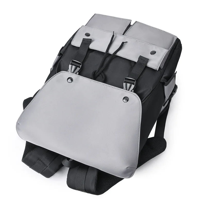 Men's Oxford Cloth Large Travel Backpack Computer Bag