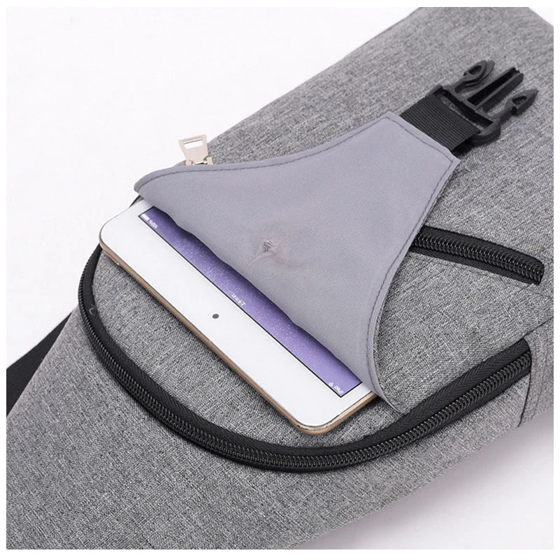 Men's Chest Bag Multi-functional Small Bags Leisure Pockets Purse F6