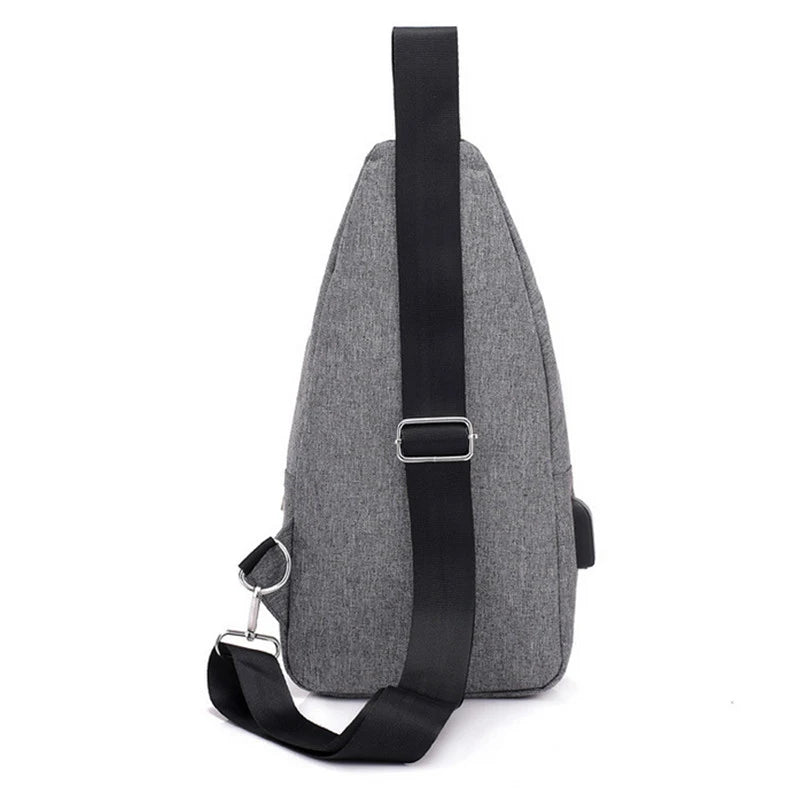 Men's Chest Bag Multi-functional Small Bags Leisure Pockets Purse F6