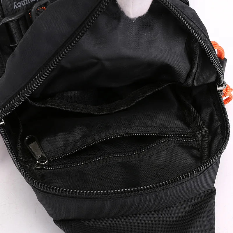 Men's Waterproof Chest Bag Casual Sports Crossbody Messenger Pack