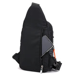Men's Waterproof Chest Bag Casual Sports Crossbody Messenger Pack