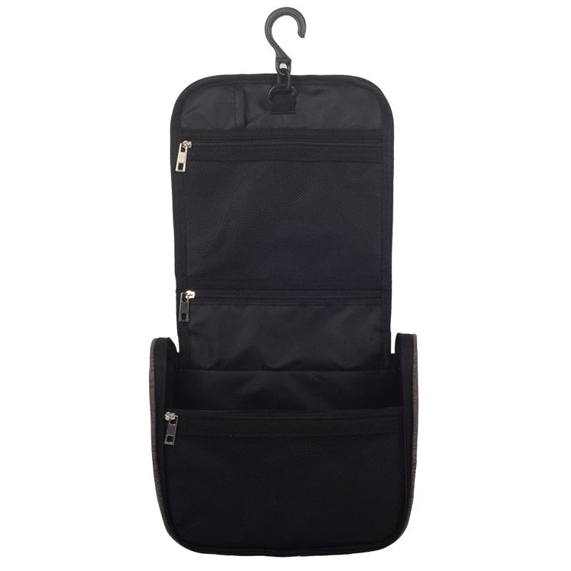 Men's Hanging Wash Cosmetic Bag Waterproof Travel Toiletry Storage