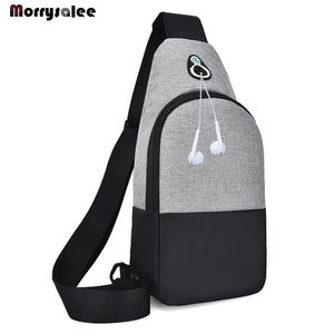 Men's Messenger Bags Multi-pocket Sling Shoulder Bags Casual Chest Pack