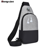 Men's Messenger Bags Multi-pocket Sling Shoulder Bags Casual Chest Pack