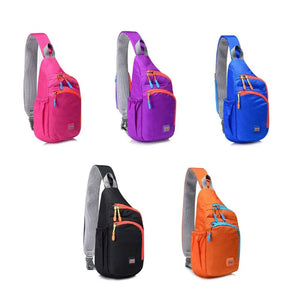 Men's Nylon Sling Crossbody Bag for Outdoor Sports