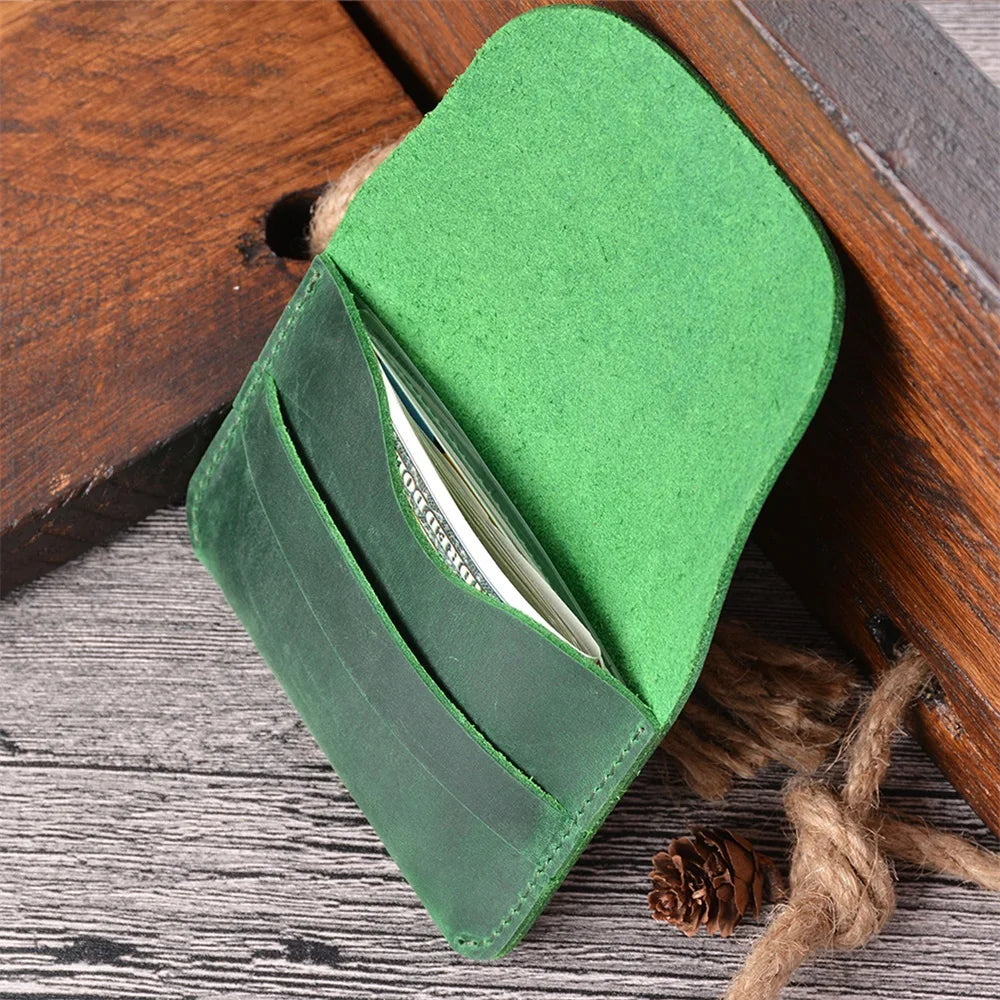 Men's Leather Retro Wallet Short Style