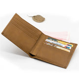 Men's Vintage Leather Business Short Wallet