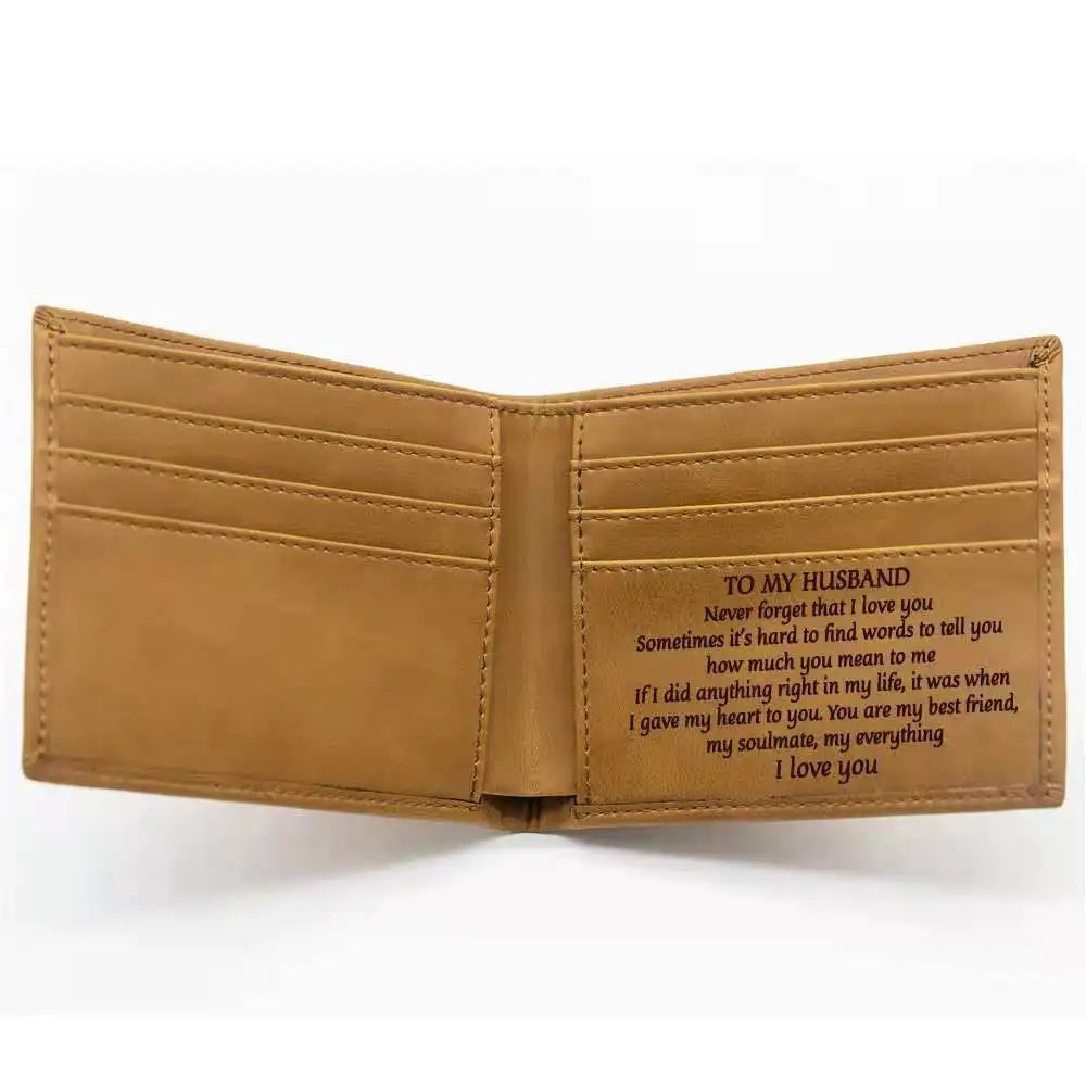 Men's Vintage Leather Business Short Wallet