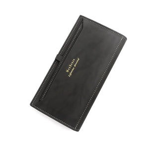 Men's PU Leather Wallet Long Business Handbag