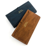 Men's PU Leather Wallet Long Business Handbag