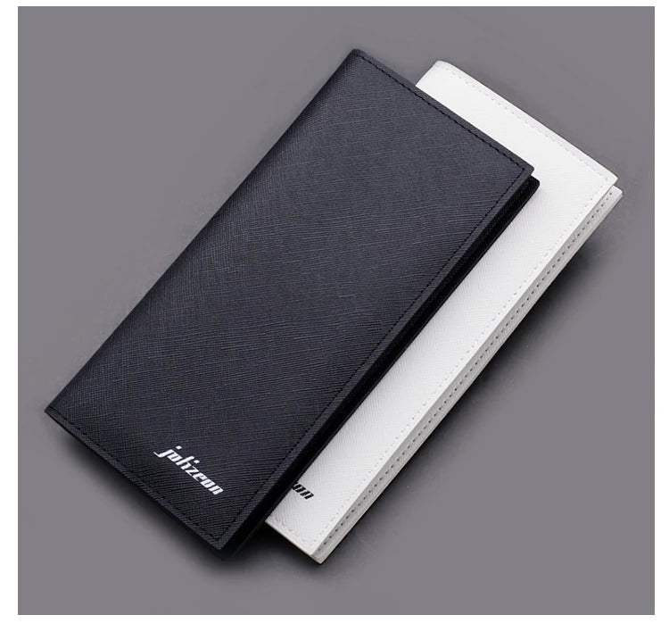 Casual Slim Leather Men's Wallet Clutch Money Bag