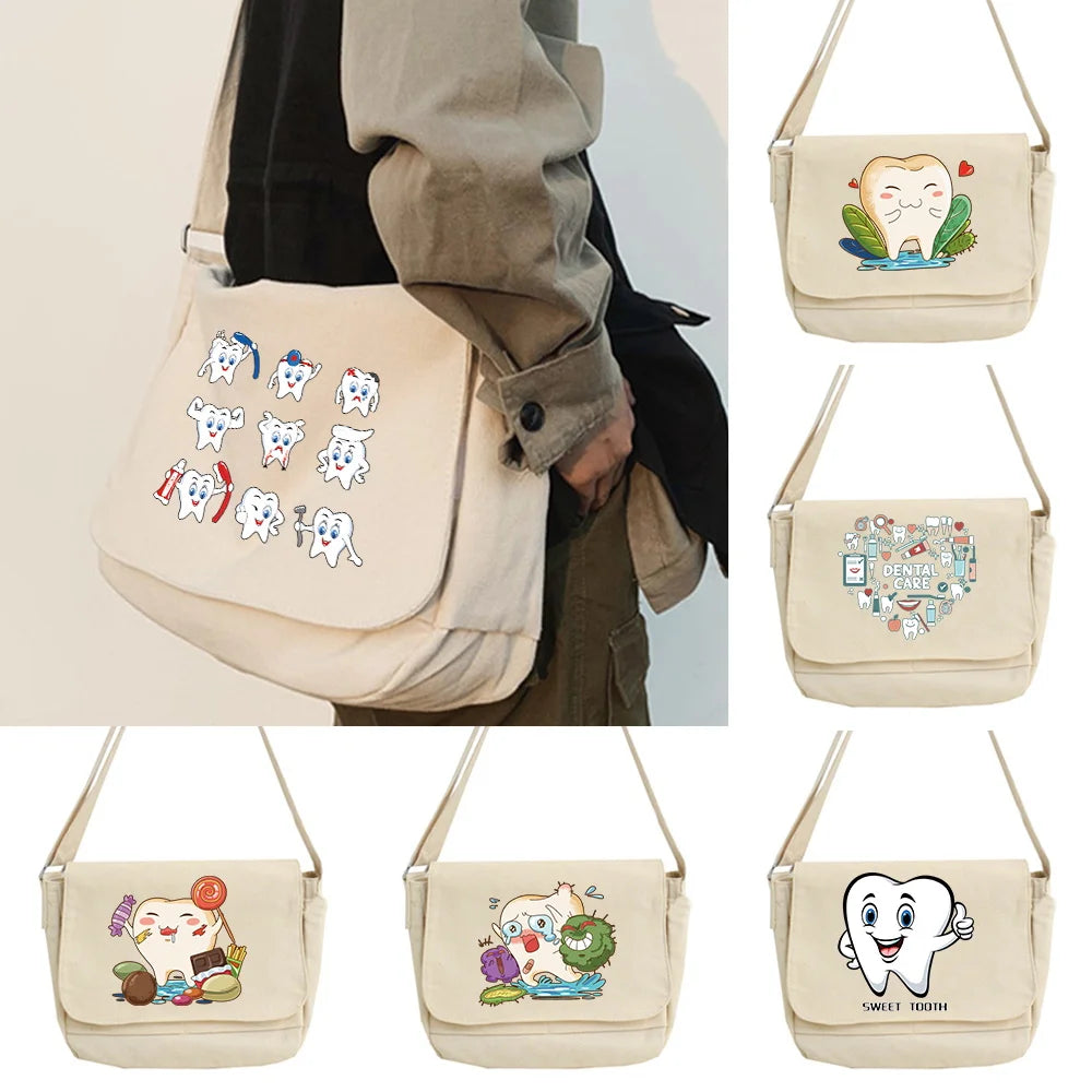 Japanese Multi-function Messenger Bag Young Students Portable One-shoulder