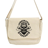 Japanese Tooling Messenger Bag Skull Pattern One-Shoulder Bag