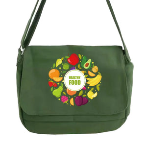 Japanese Food Pattern Messenger Bag for Student Youth