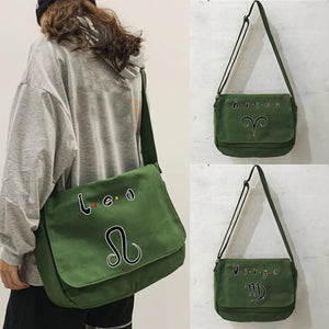Japanese Constellation Pattern Messenger Bag