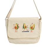 Japanese Avocado Pattern Messenger Bag Youth College Style