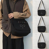 Constellation Pattern Messenger Bag Leisure Style College Youth One-shoulder Bag