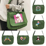 Multi-function Messenger Bag Japanese Student Portable Pattern Bags