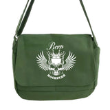 Skull Pattern Messenger Bag for Students