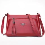 Small Crossbody Bag for Women 3-Layer Shoulder Messenger Bag PU Handbag