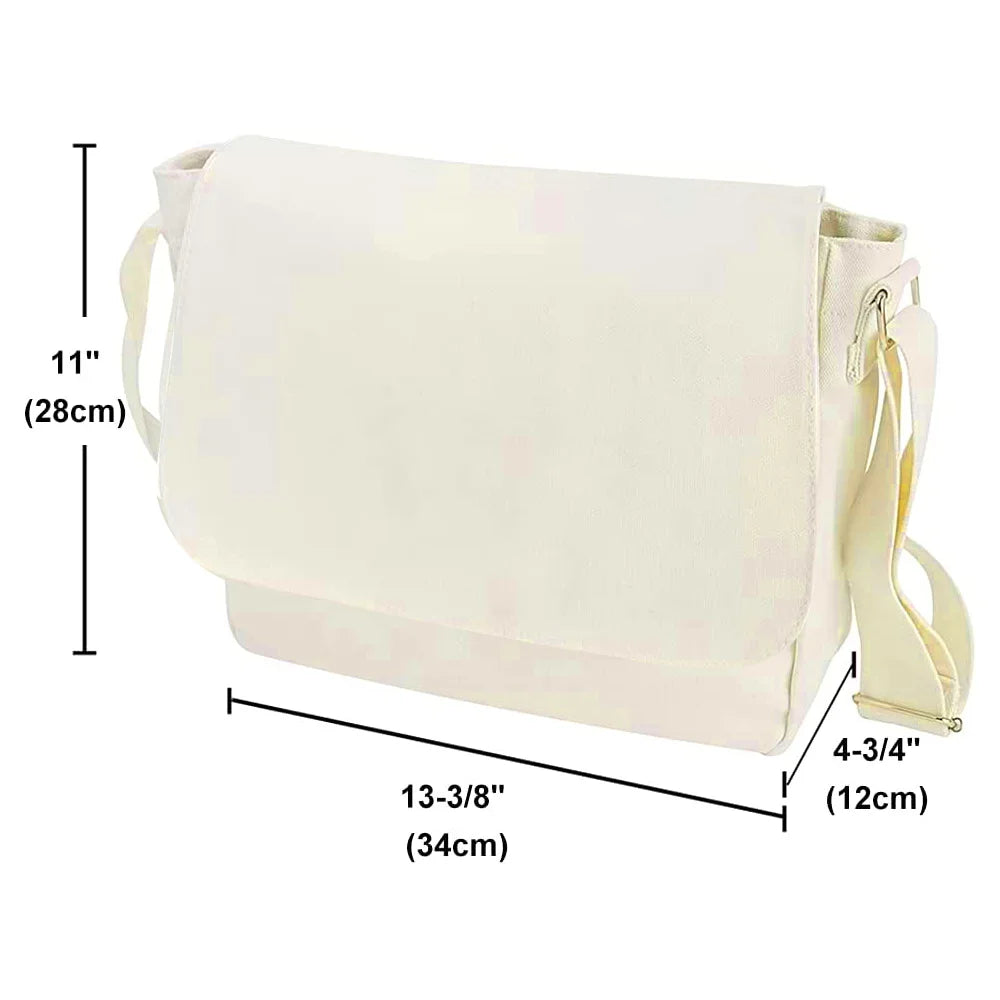Student Messenger Bag Harajuku Mask Pattern