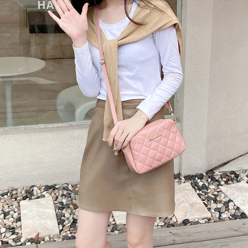 Women's Messenger Bag Crossbody Shoulder Handbag Camera Cosmetic Bolsa