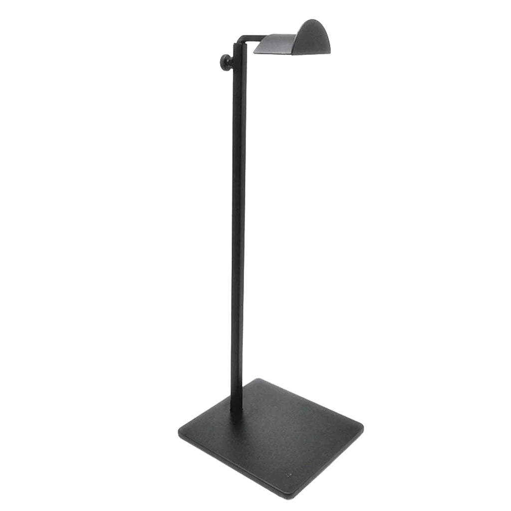 Metal Handbag Rack Women Bag Display Stand, Adjustable Height (Black)