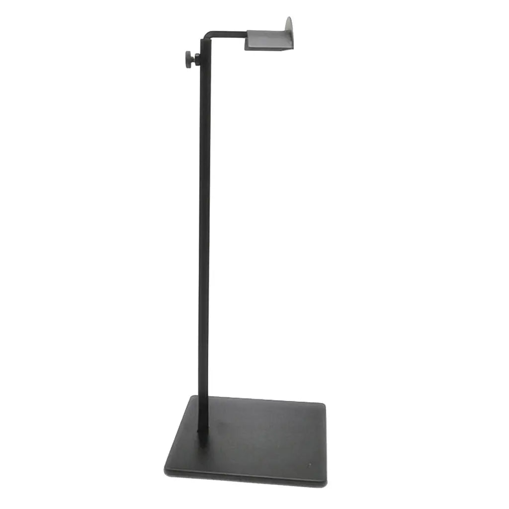 Metal Handbag Rack Women Bag Display Stand, Adjustable Height (Black)