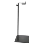 Metal Handbag Rack Women Bag Display Stand, Adjustable Height (Black)