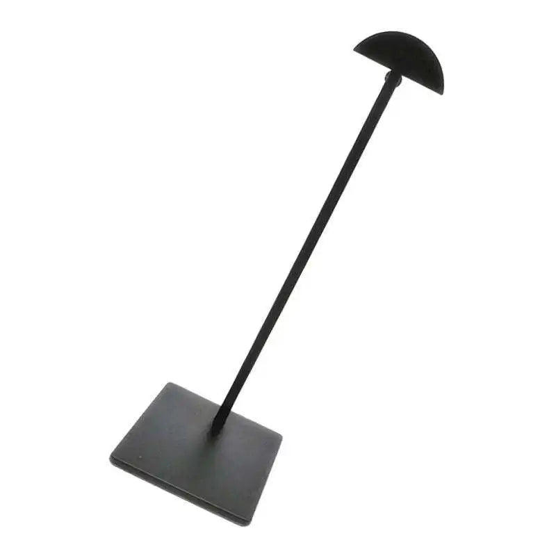 Metal Handbag Rack Women Bag Display Stand, Adjustable Height (Black)