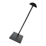 Metal Handbag Rack Women Bag Display Stand, Adjustable Height (Black)